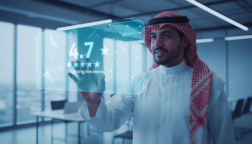 كيفية البحث عن تقييمات شركات التدريب بالسعودية